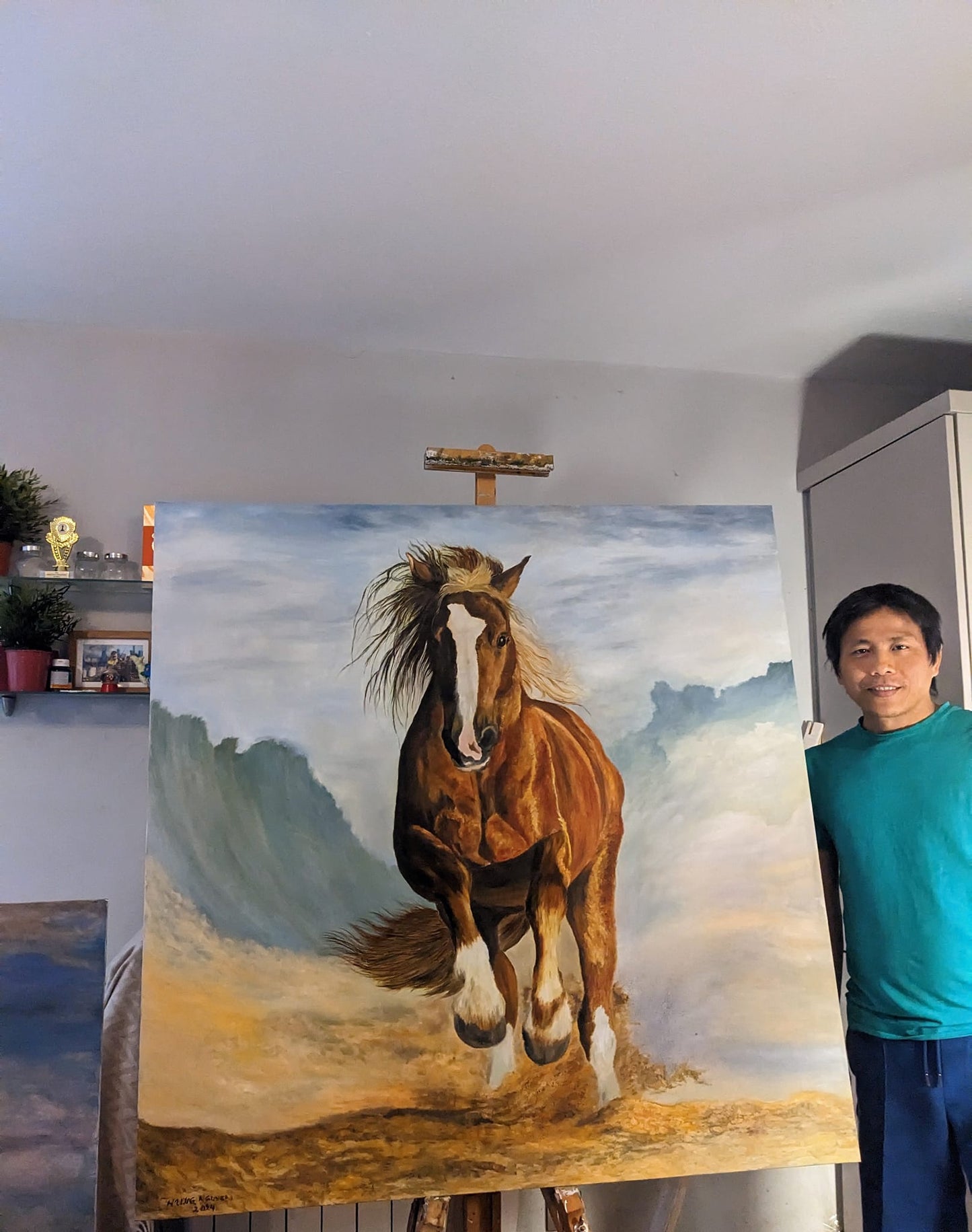 Riding the wind, breaking the wave"