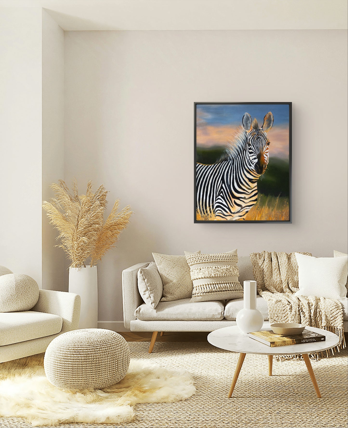 Dusk’s Zebra Print