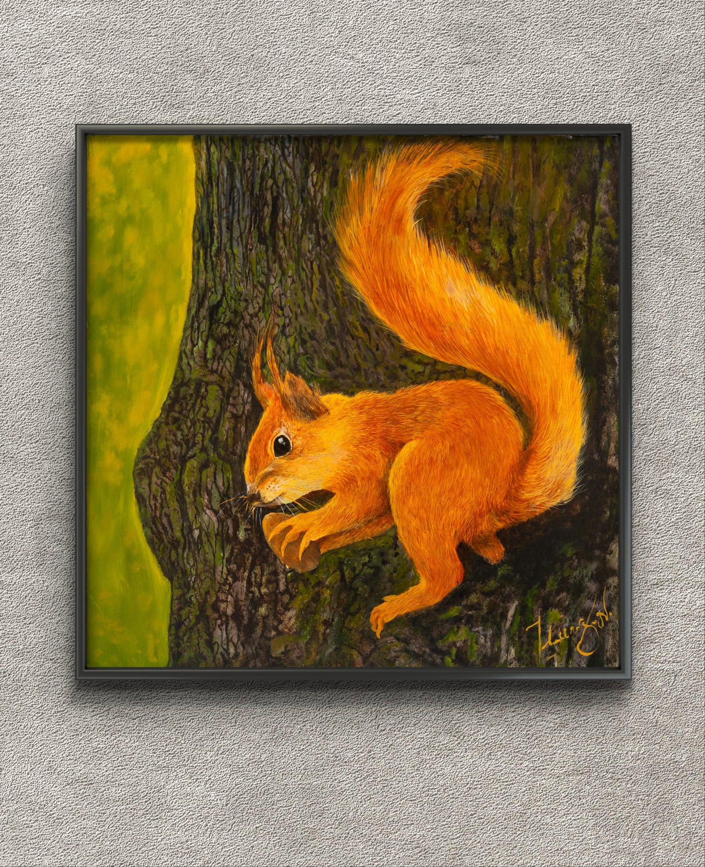 Irish Red Squirrel Print