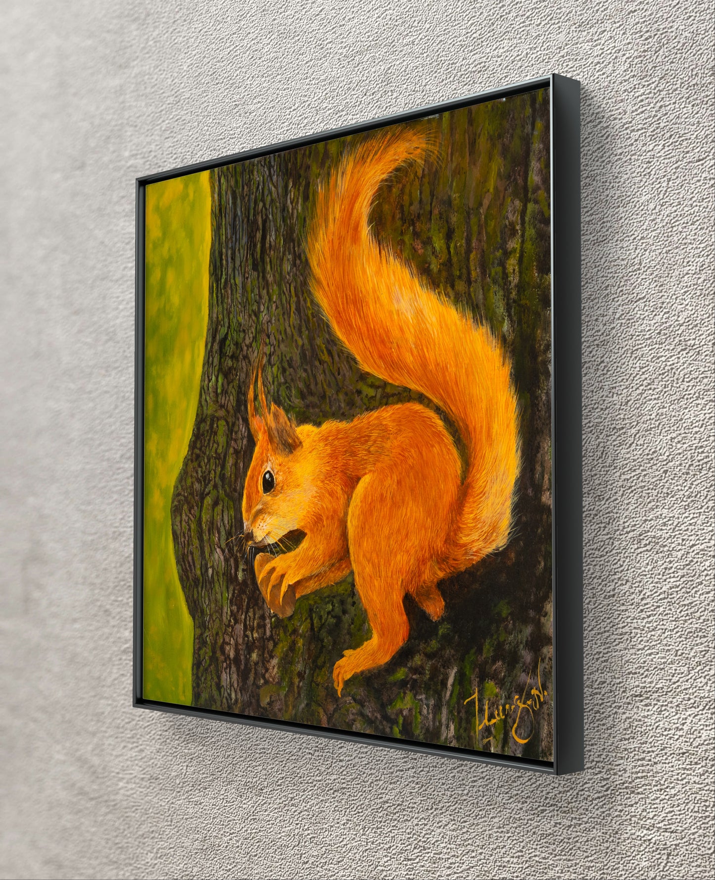 Irish Red Squirrel Print