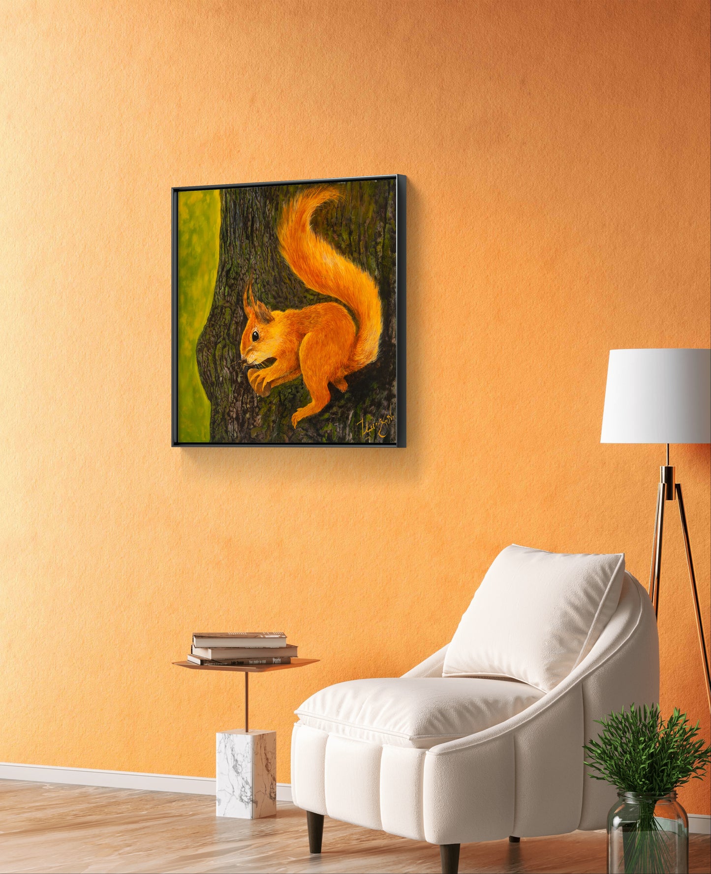 Irish Red Squirrel Print